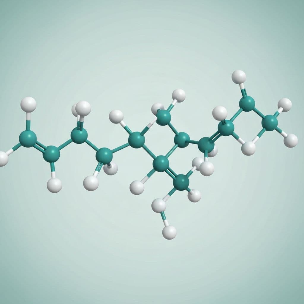 Peptide molecular structure visualization